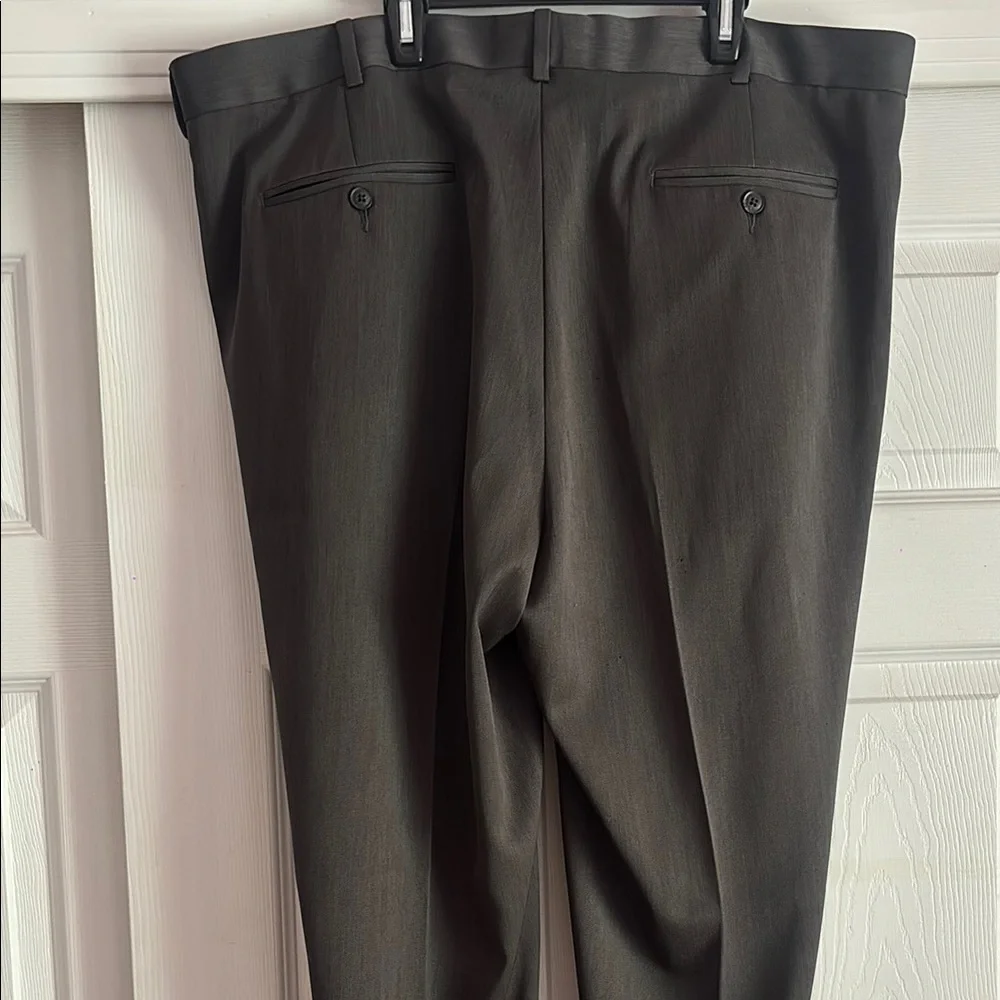 Men's Classic Fit Dark Grey Pants 40x32